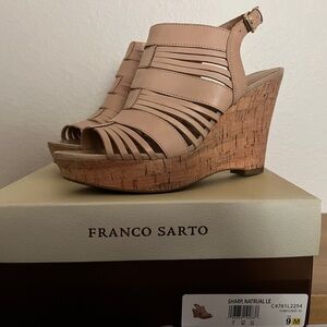 Franco Sarto Strappy Wedges